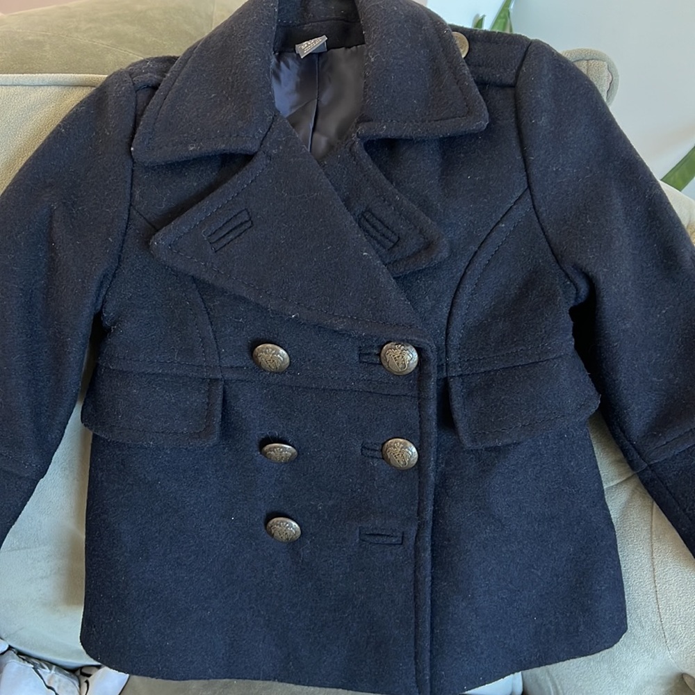 Zara Kids Wool Coat Size:2-3